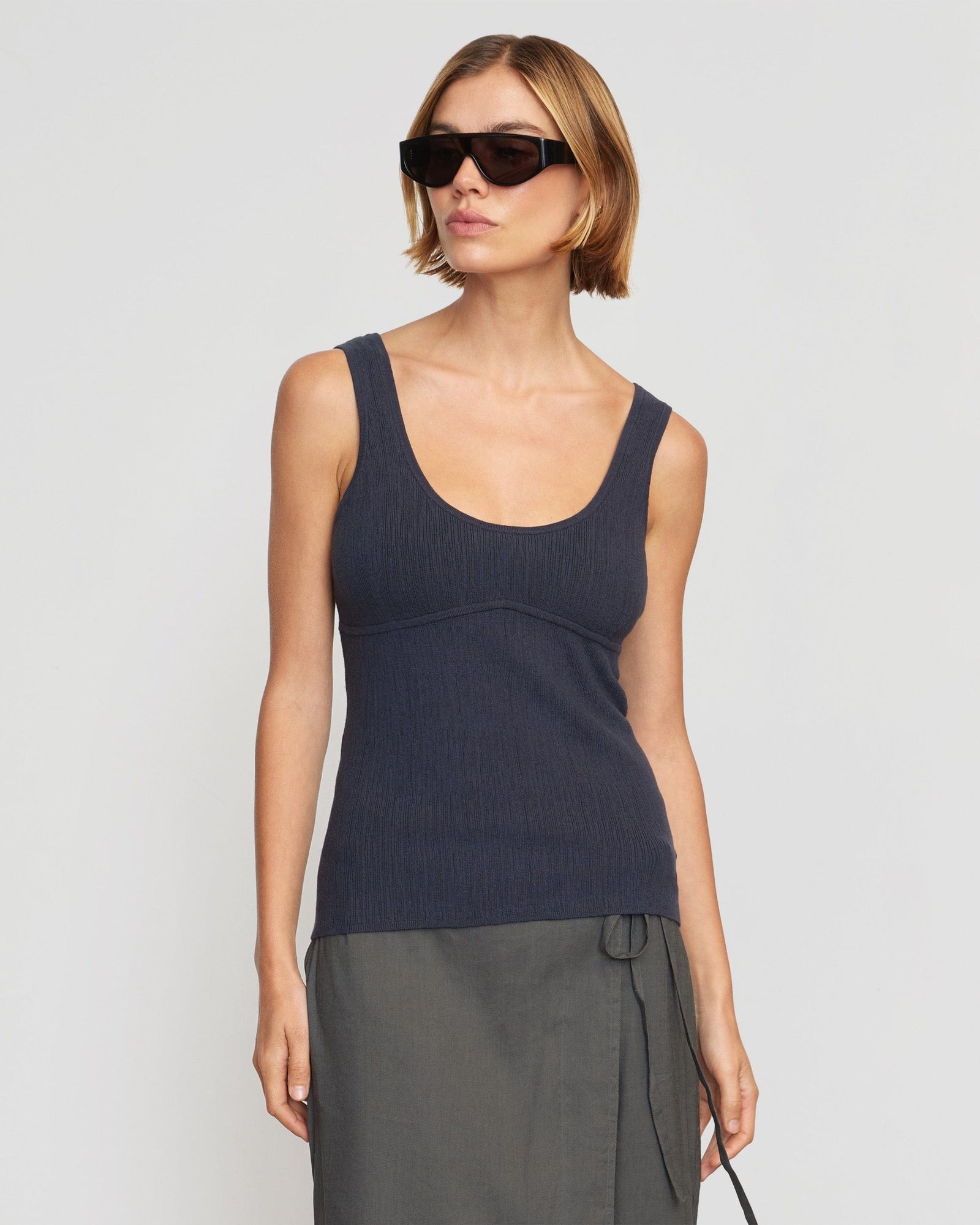 Joanna | Aida Contour Sweater Tank in Size Small