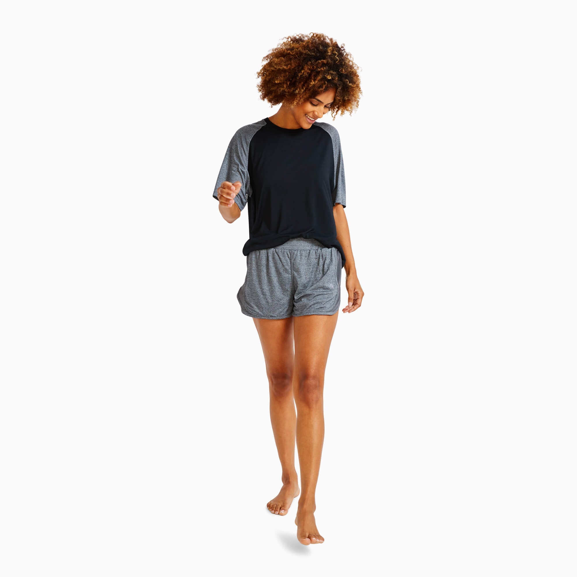 Featherweight Modal Lounge Shorts | Heather Gray