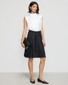 Bianca | Samira Belted Pleated Skirt in Size Small