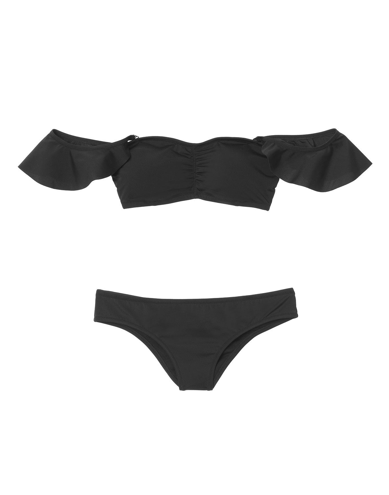 Adore Me Zoee in color Jet Black and shape two piece