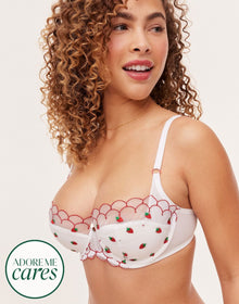 Adore Me Bettie Bra in color Bright White and shape balconette