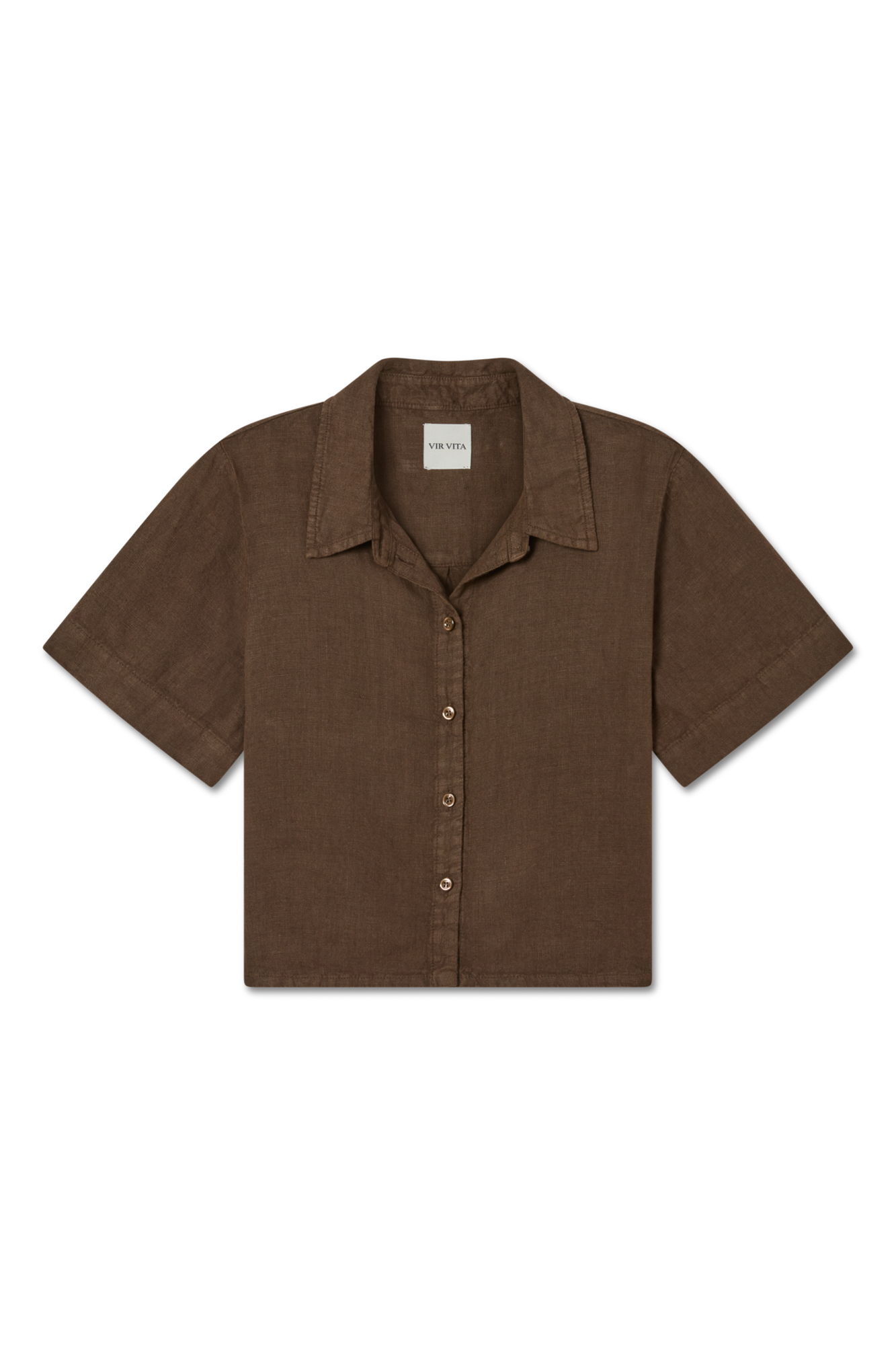 Anais Linen Shirt | Chestnut