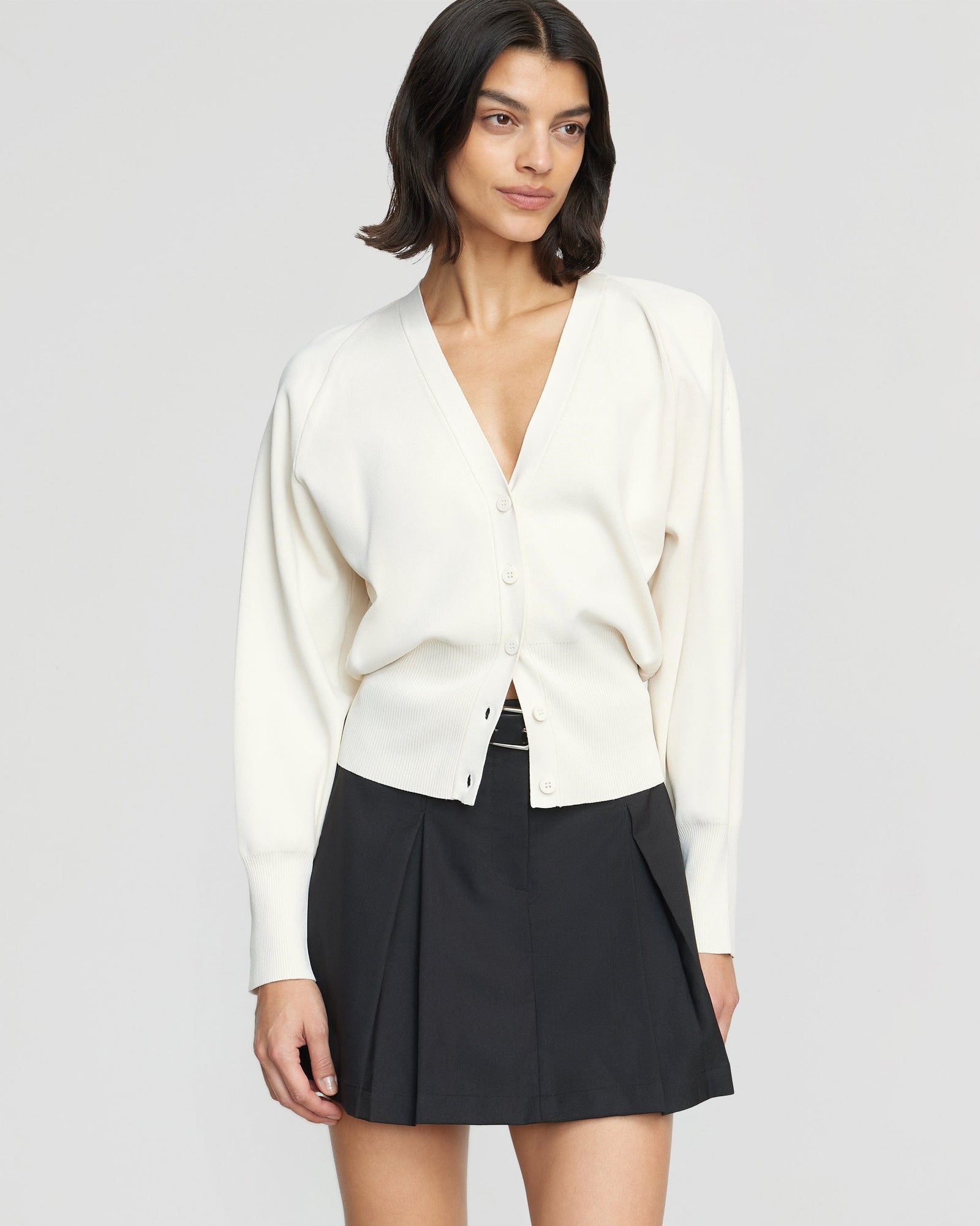 Bianca | Annett Tailored Pleated Mini Skirt in Size Small