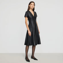 Renée | Ash Leather A-Line Dress in Size Extra Small