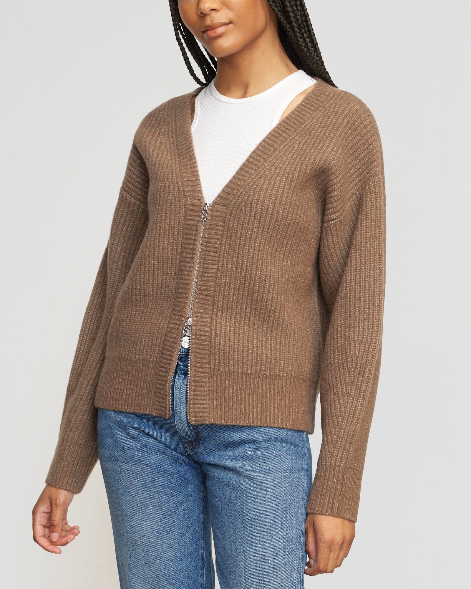 Dido | Austin Two-Way Zip Sweater in Size Small