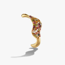 Awe Inspired  Accessories Encrusted Abstract Brooch