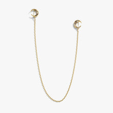 Awe Inspired  Accessories Double Crescent Moon Brooch