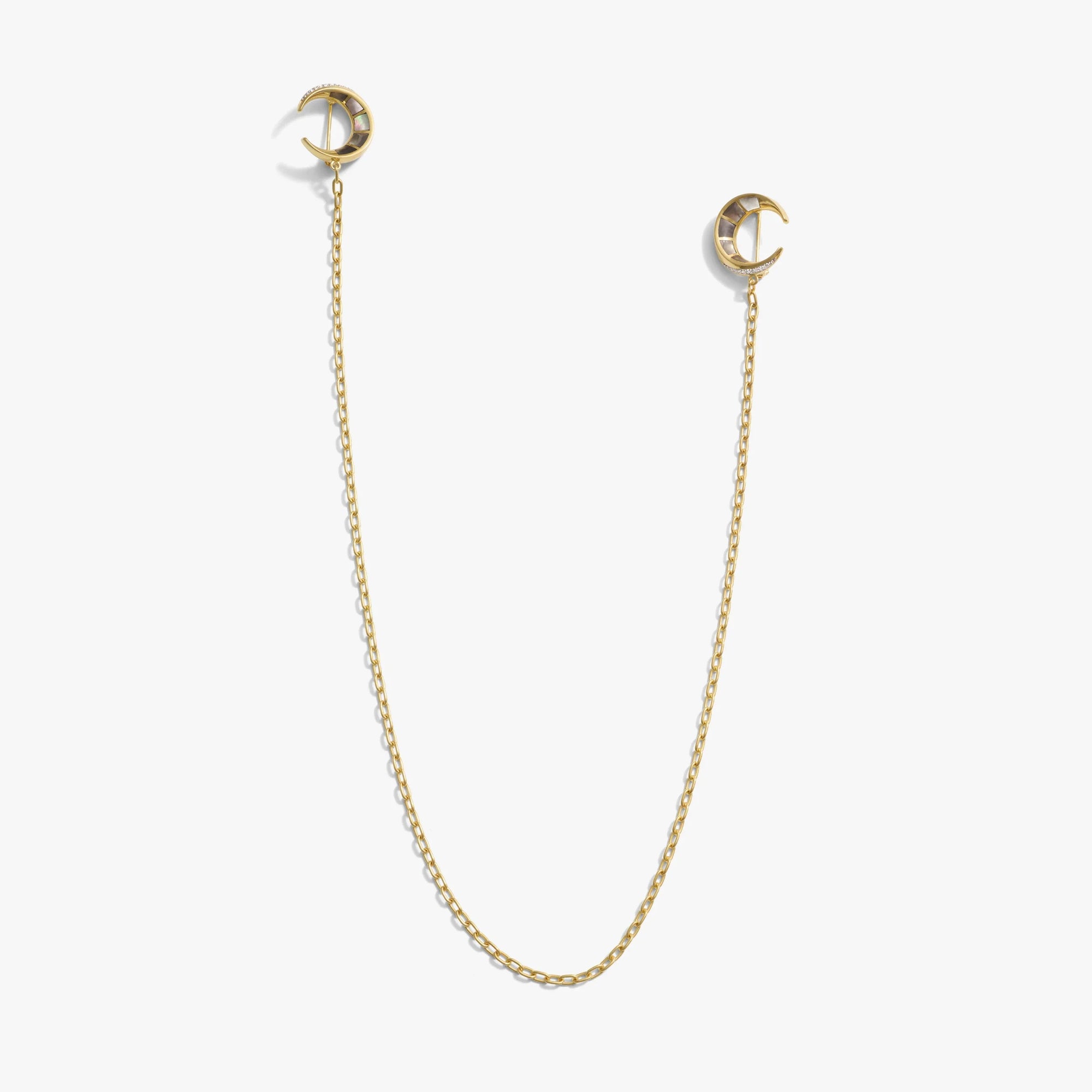 Awe Inspired  Accessories Double Crescent Moon Brooch