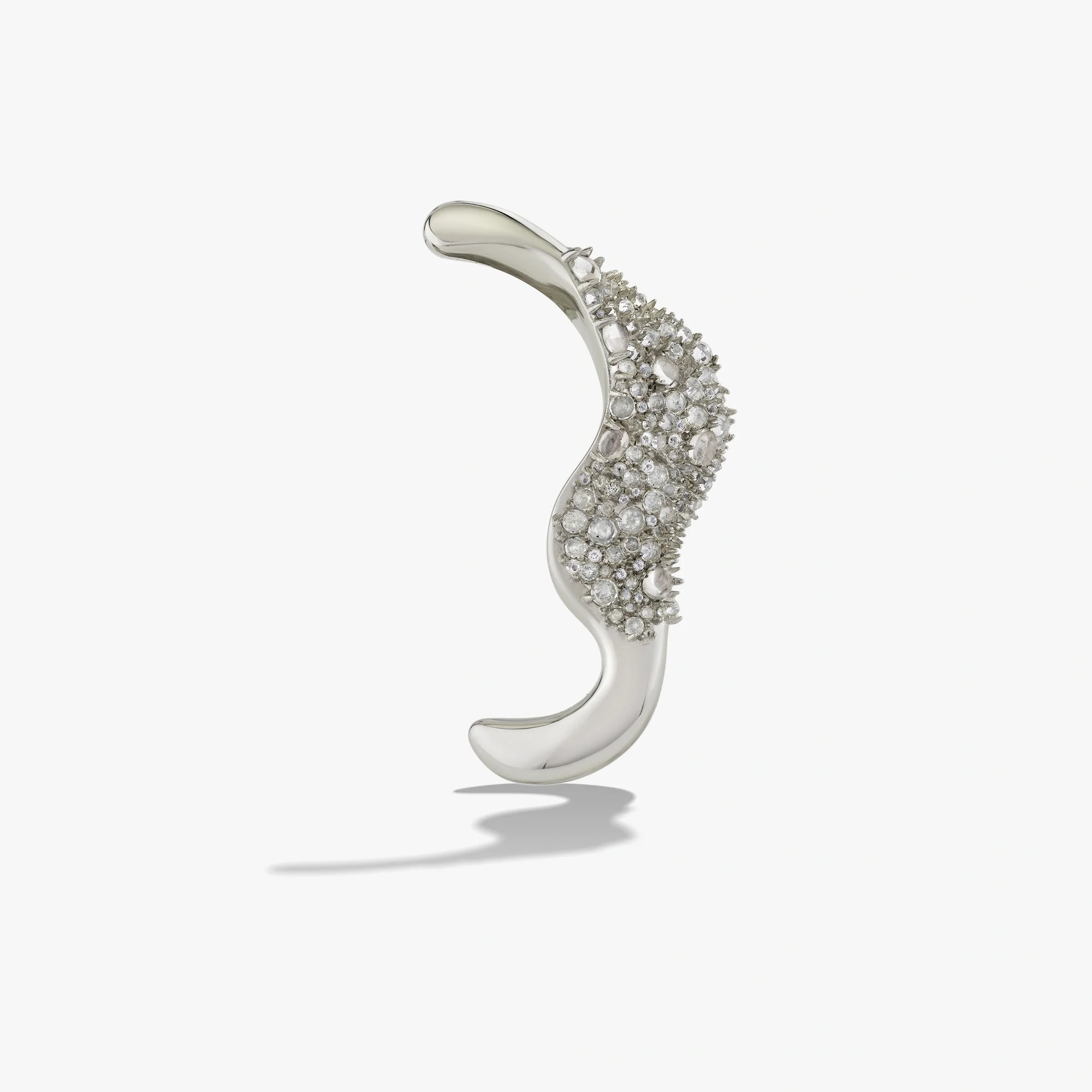 Awe Inspired  Accessories Encrusted Abstract Brooch