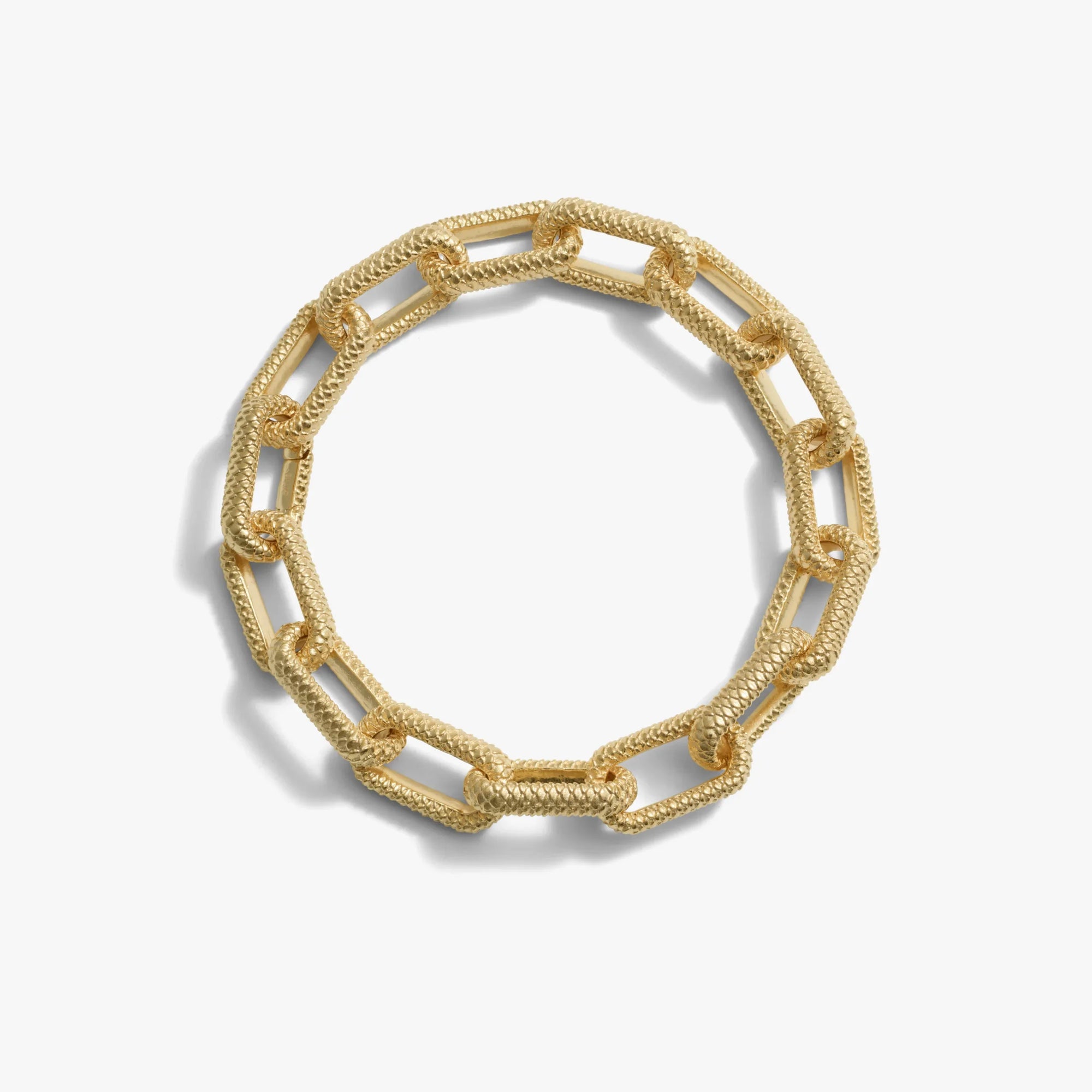 Awe Inspired Bracelets 14K Yellow Gold Vermeil / 7.5 Serpent Chain Bracelet