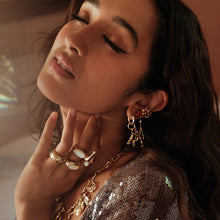 Awe Inspired  Earrings Lotus Ear Swag
