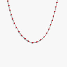 Awe Inspired Necklaces 925 Sterling Silver / Ruby / 18