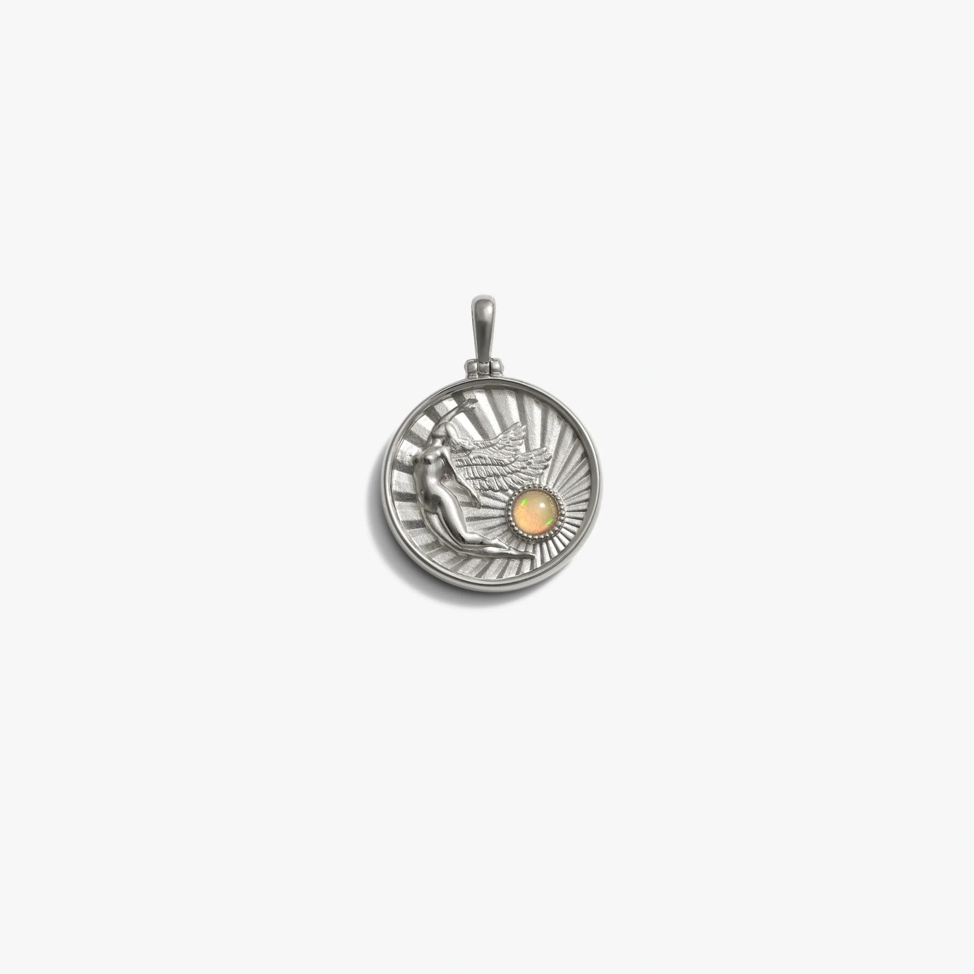 Awe Inspired Pendants 925 Sterling Silver / Hedone Goddess Coin Pendant
