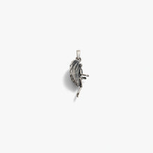 Awe Inspired Pendants Oxidized 925 Sterling Silver / Devil Angel To My Devil Charm