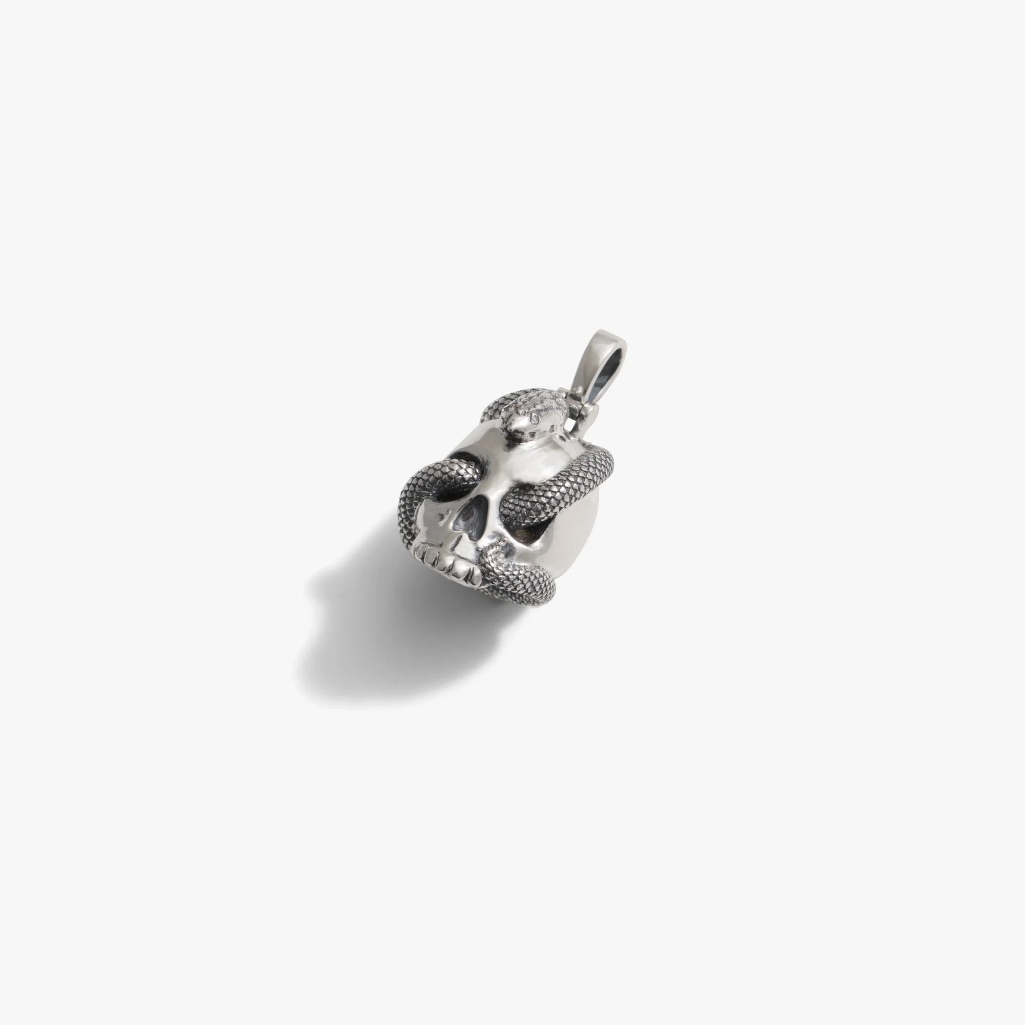 Awe Inspired Pendants Serpent Skull Pendant