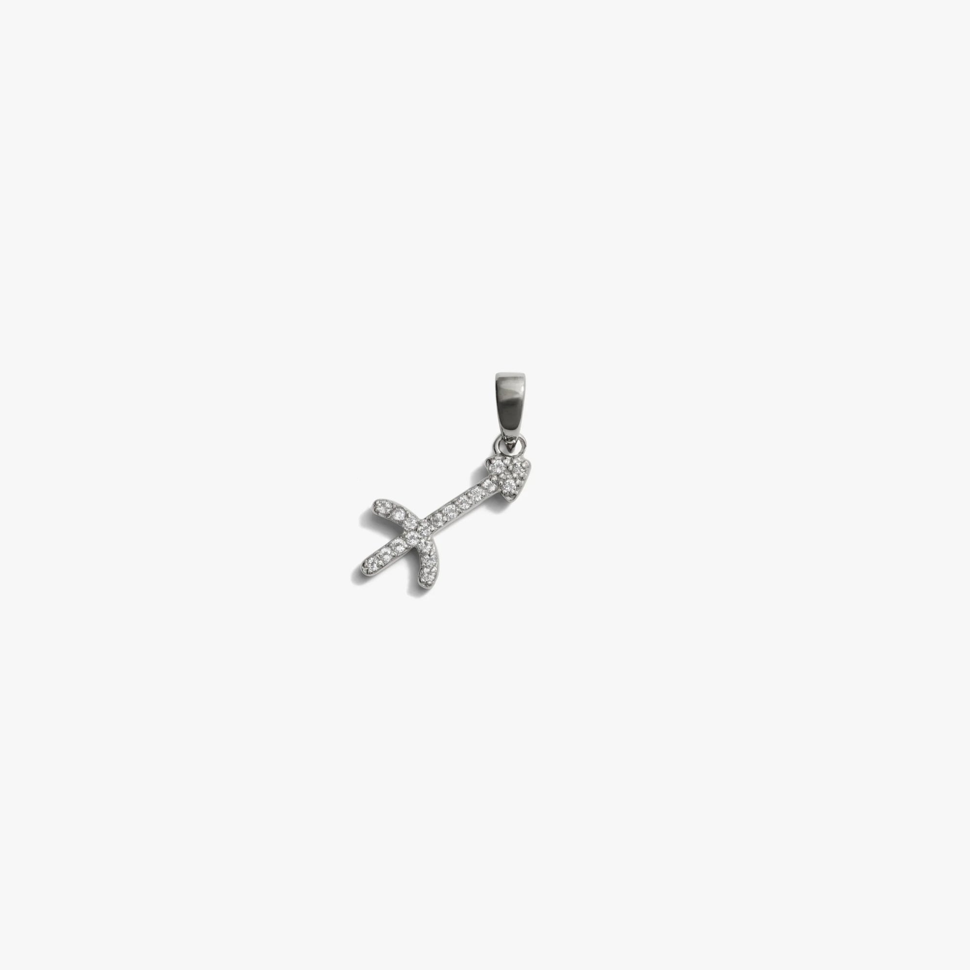 Awe Inspired Pendants Sterling Silver / Sagittarius / Mini Zodiac Gemstone Amulet