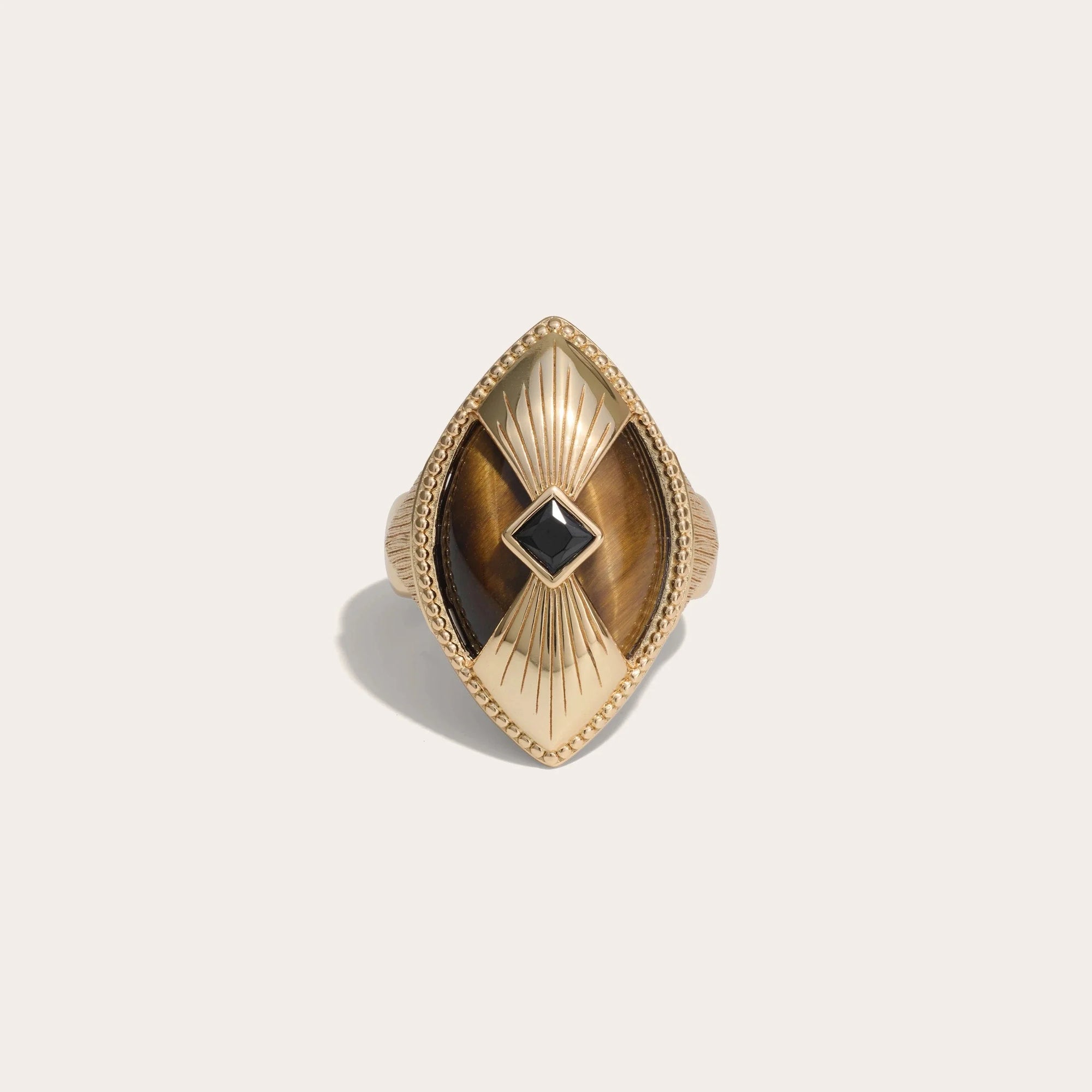 Awe Inspired Rings 14K Yellow Gold Vermeil / 6 Mystic Statement Ring