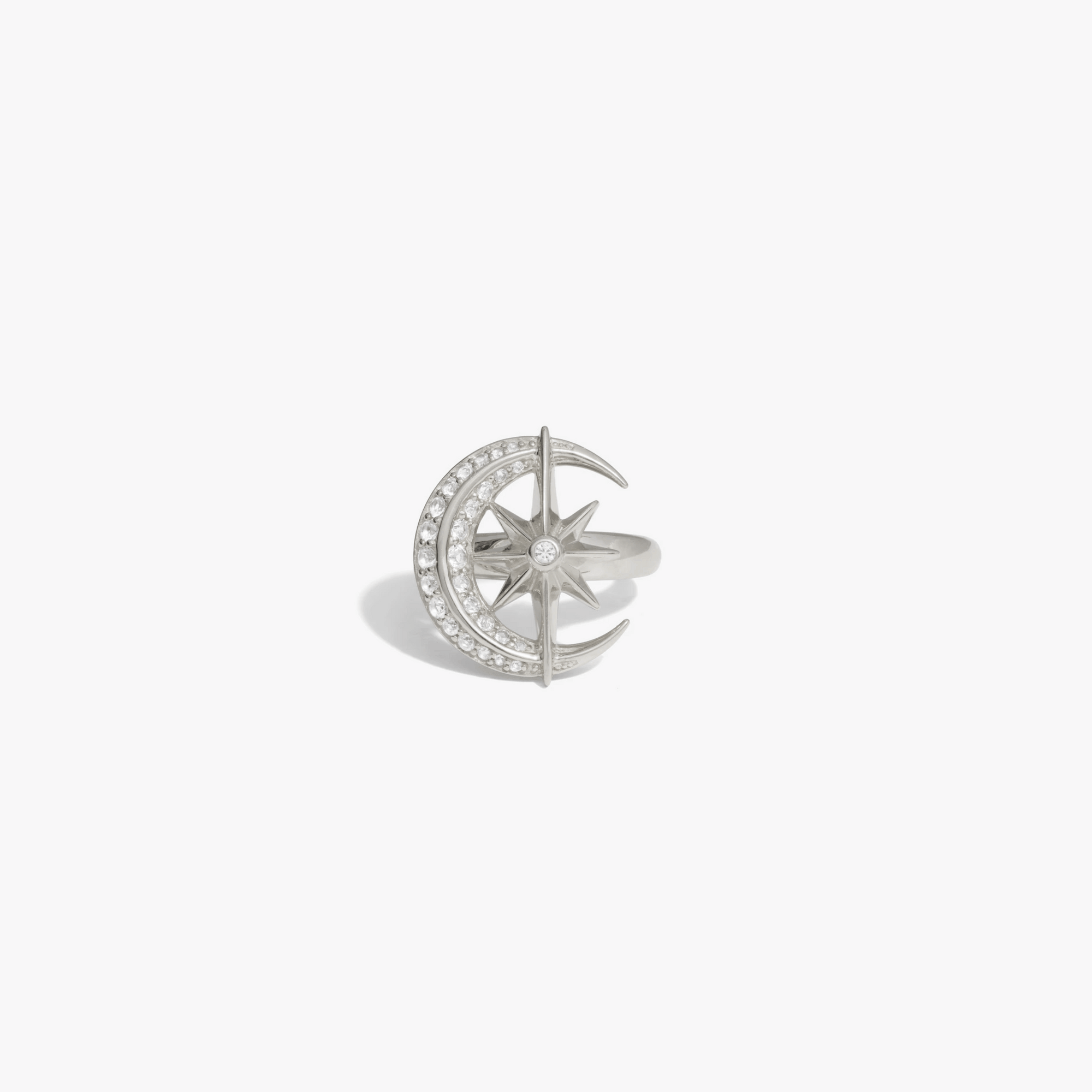 Awe Inspired Rings 925 Sterling Silver / 5 Cosmic Meditation Ring