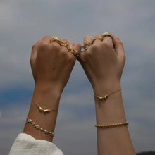 Awe Inspired  Rings Butterfly Wing Stacking Rings