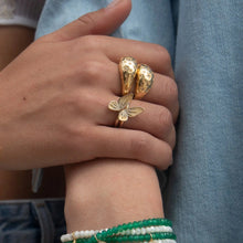 Awe Inspired  Rings Butterfly Wing Stacking Rings