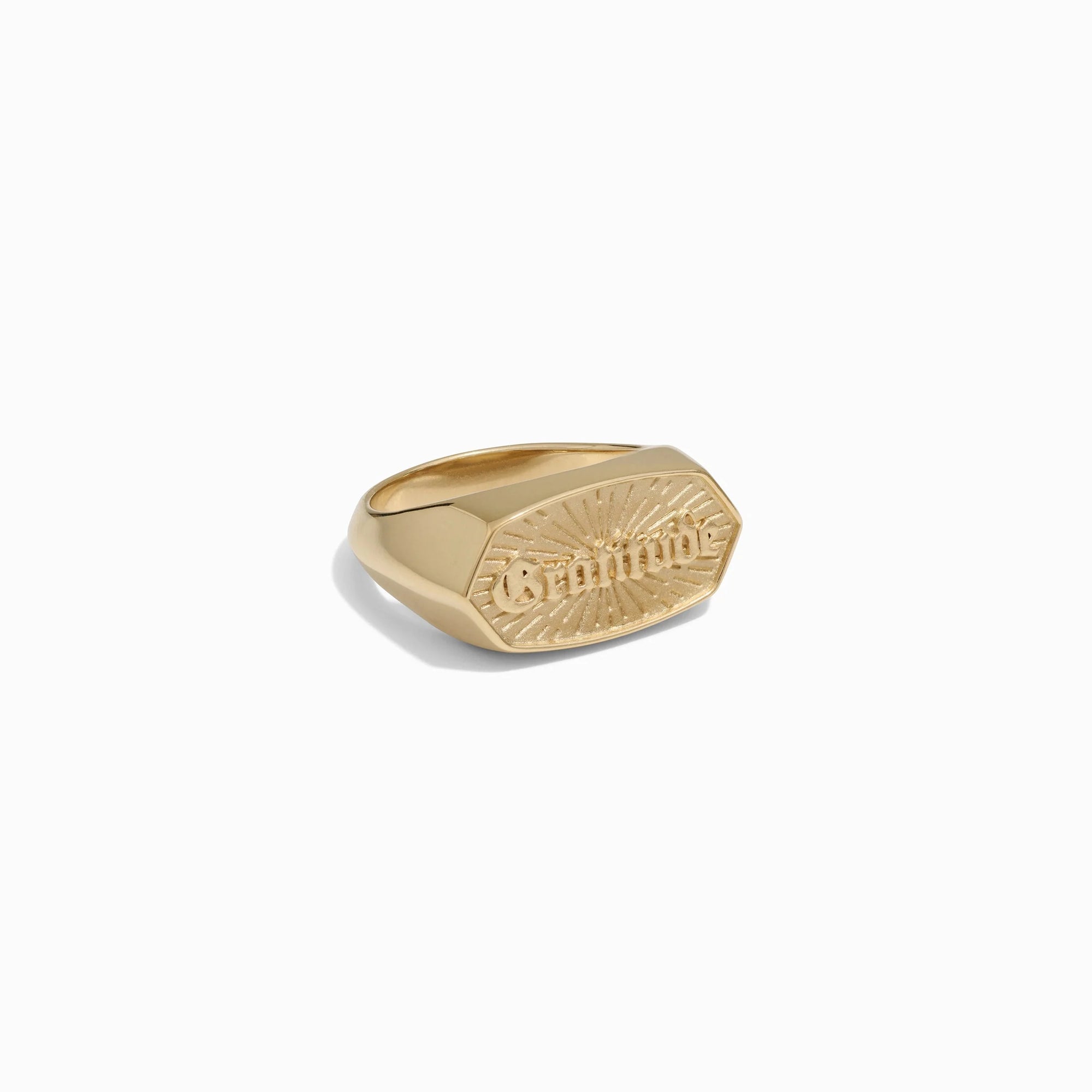 Awe Inspired  Rings Gratitude Affirmation Ring