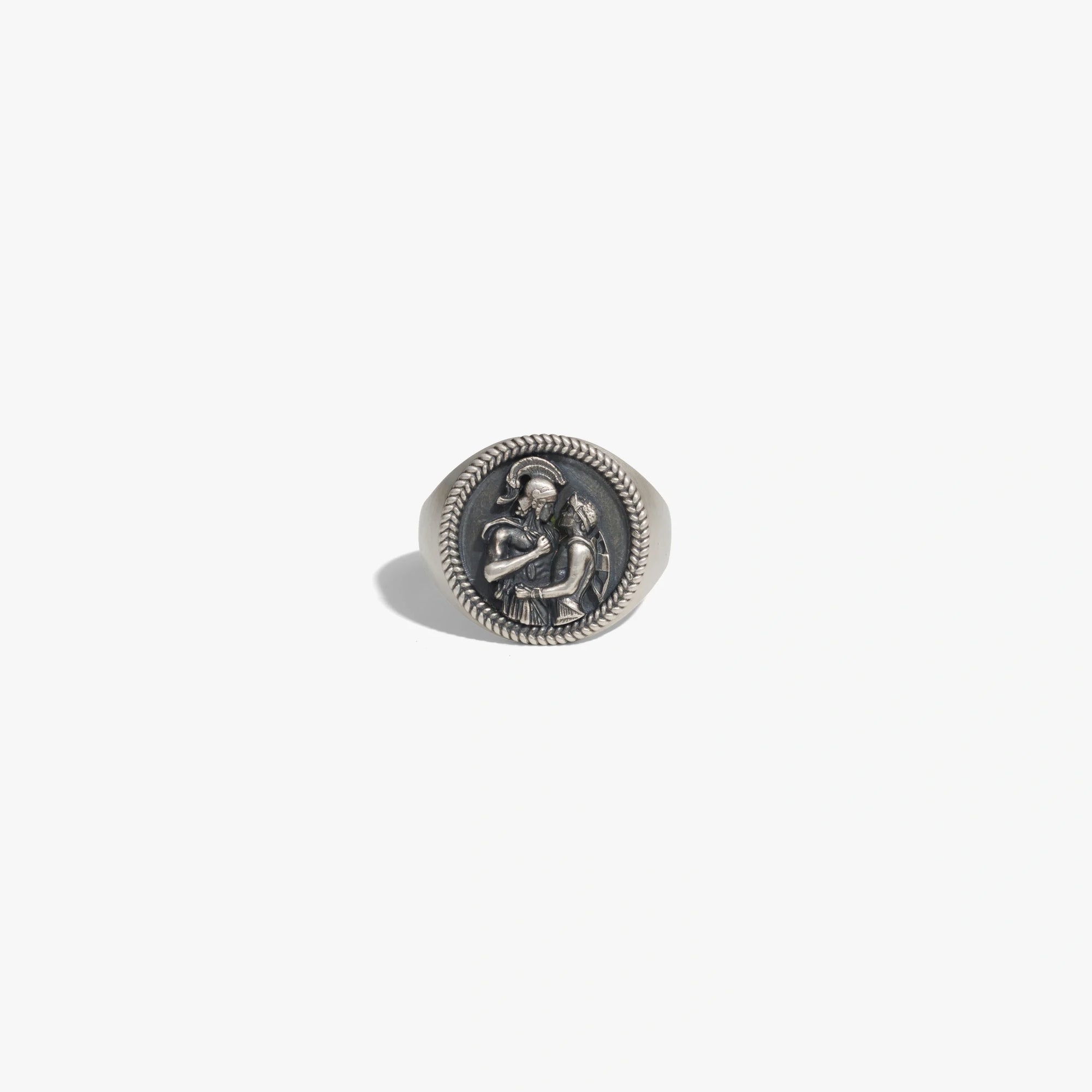Awe Inspired Rings Gunmetal / 9 Gunmetal Achilles Signet Ring