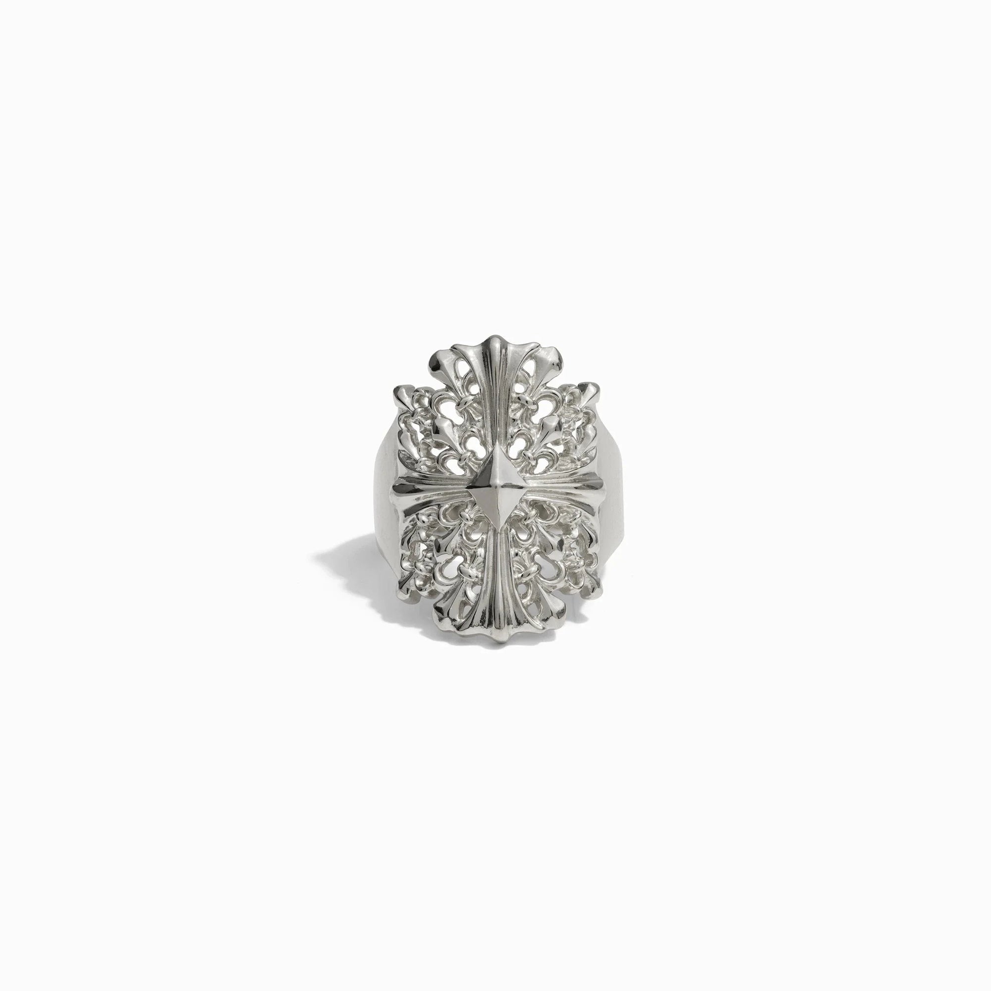 Awe Inspired  Rings Cross Shield Ring