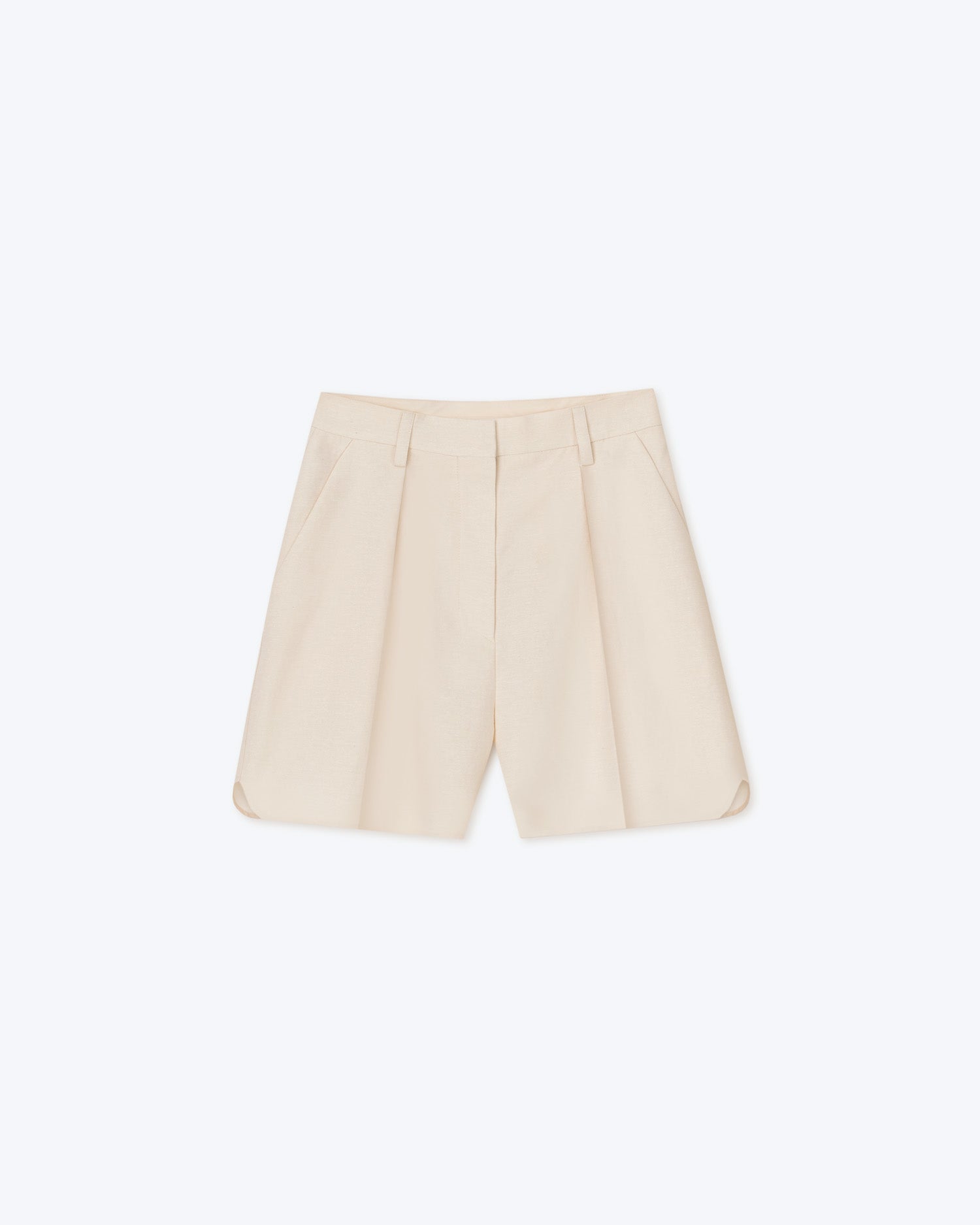 Rima Tailored Marathon Shorts | Creme