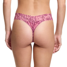 Signature Lace Original Rise Thong | In The Jungle (Pink)