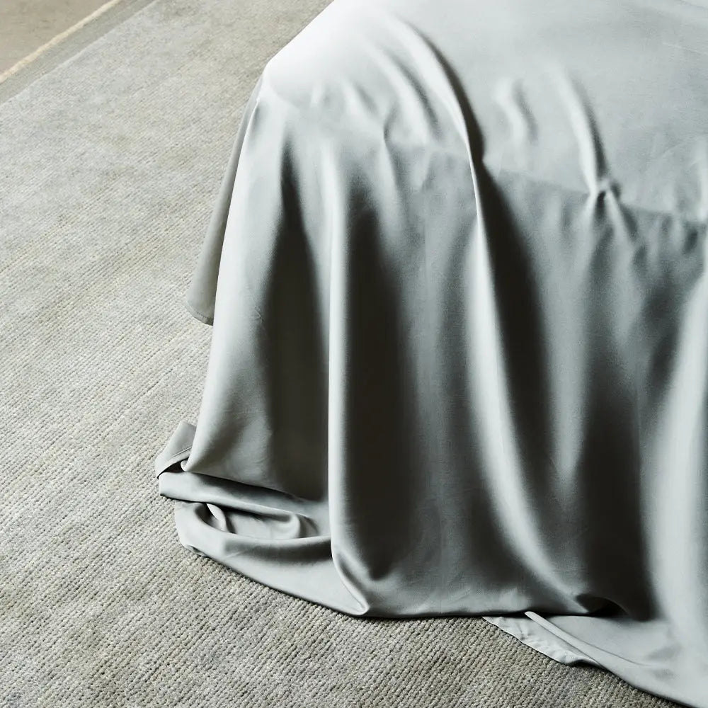 Airy CleanBamboo Sateen+ Sheet Set | Queen | Sage