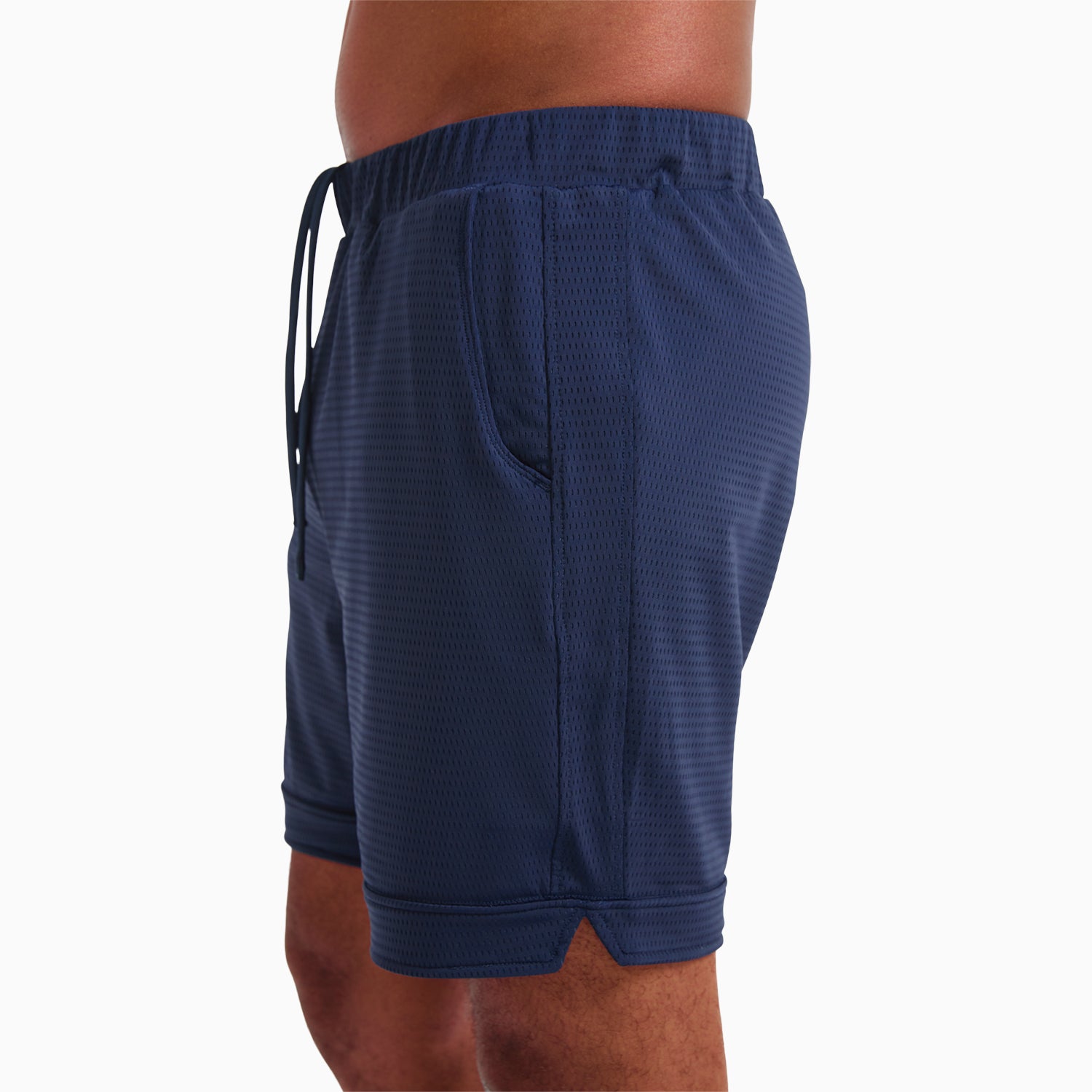 Lined Mesh Lounge Shorts | Navy