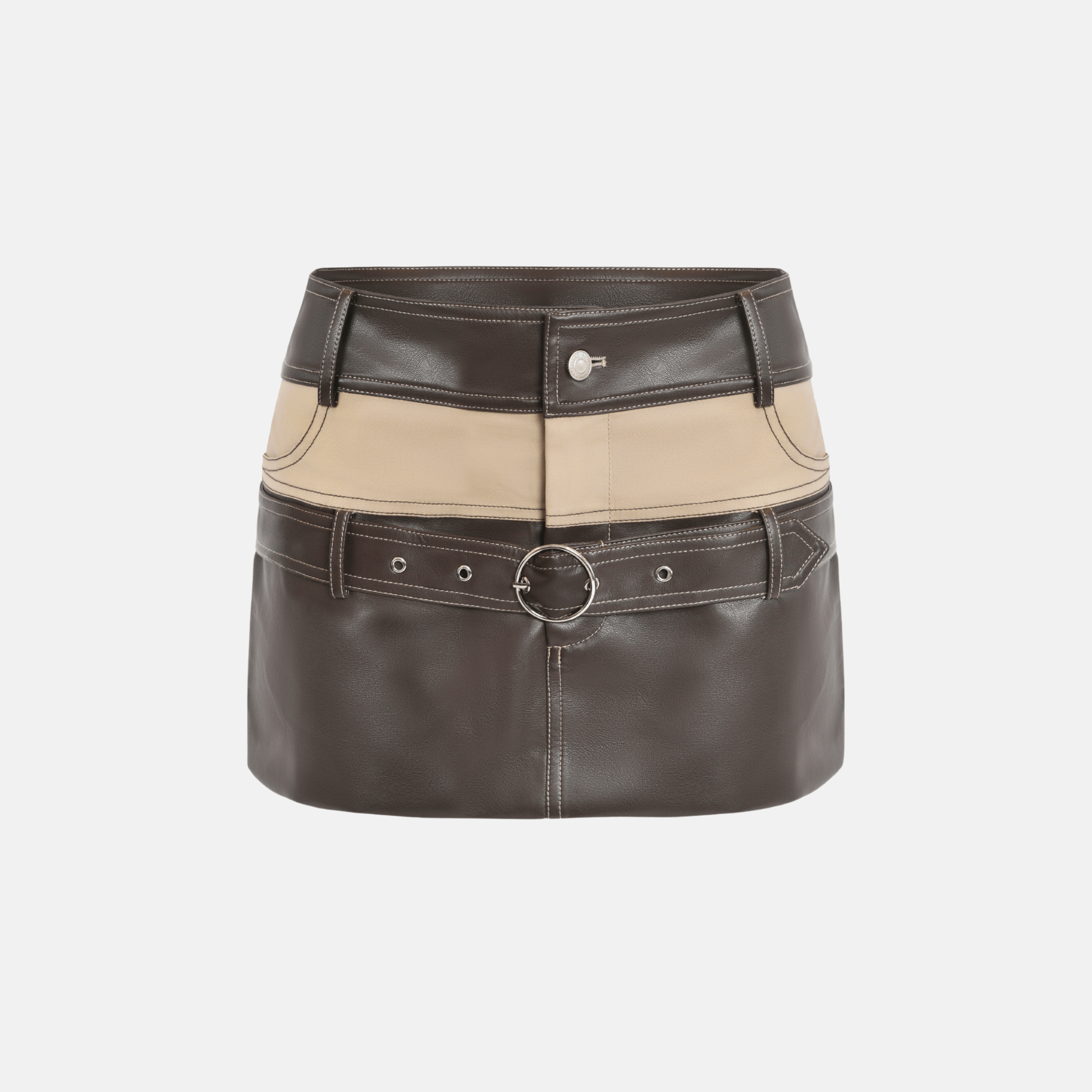 OW Collection BETTY Skirt Skirt 231 - Tan/Brown