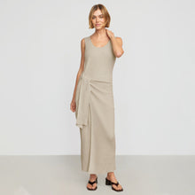 Bianca Linen-Cotton Wrap Dress | Natural