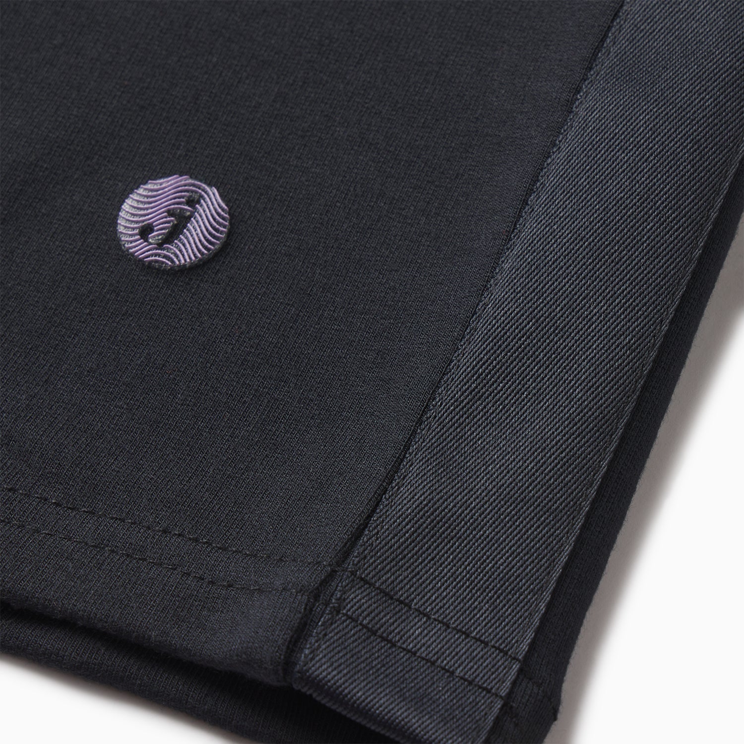 Heavyweight Modal French Terry Lounge Tee | Black