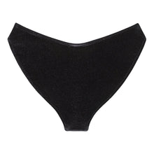 Added Coverage Lulu (Zig-Zag Stitch) Bikini Bottom | Black Velvet