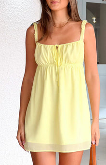 Brooke Mini Dress | Yellow