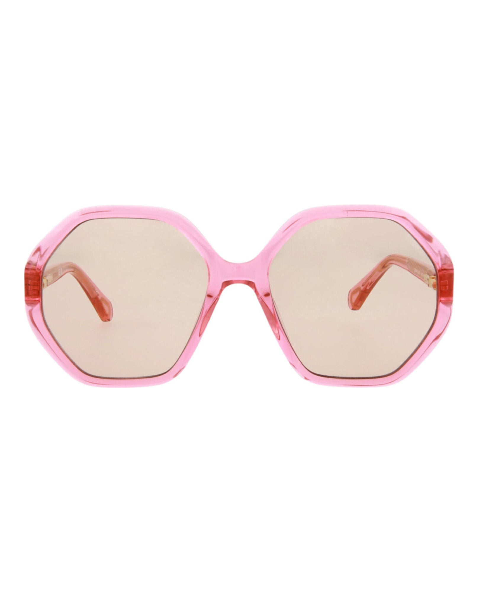 (Kids) Chloe Round Acetate Sunglasses | Pink