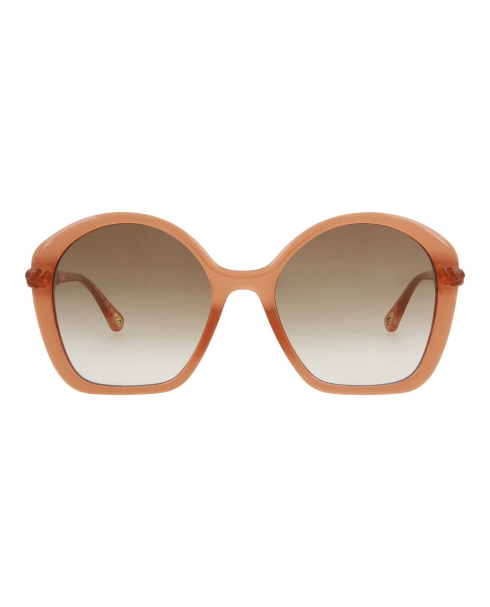 Chloe Square Bio Injection Sunglasses | Pink