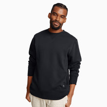 Chilluxe Brushed Fleece Crew | Black