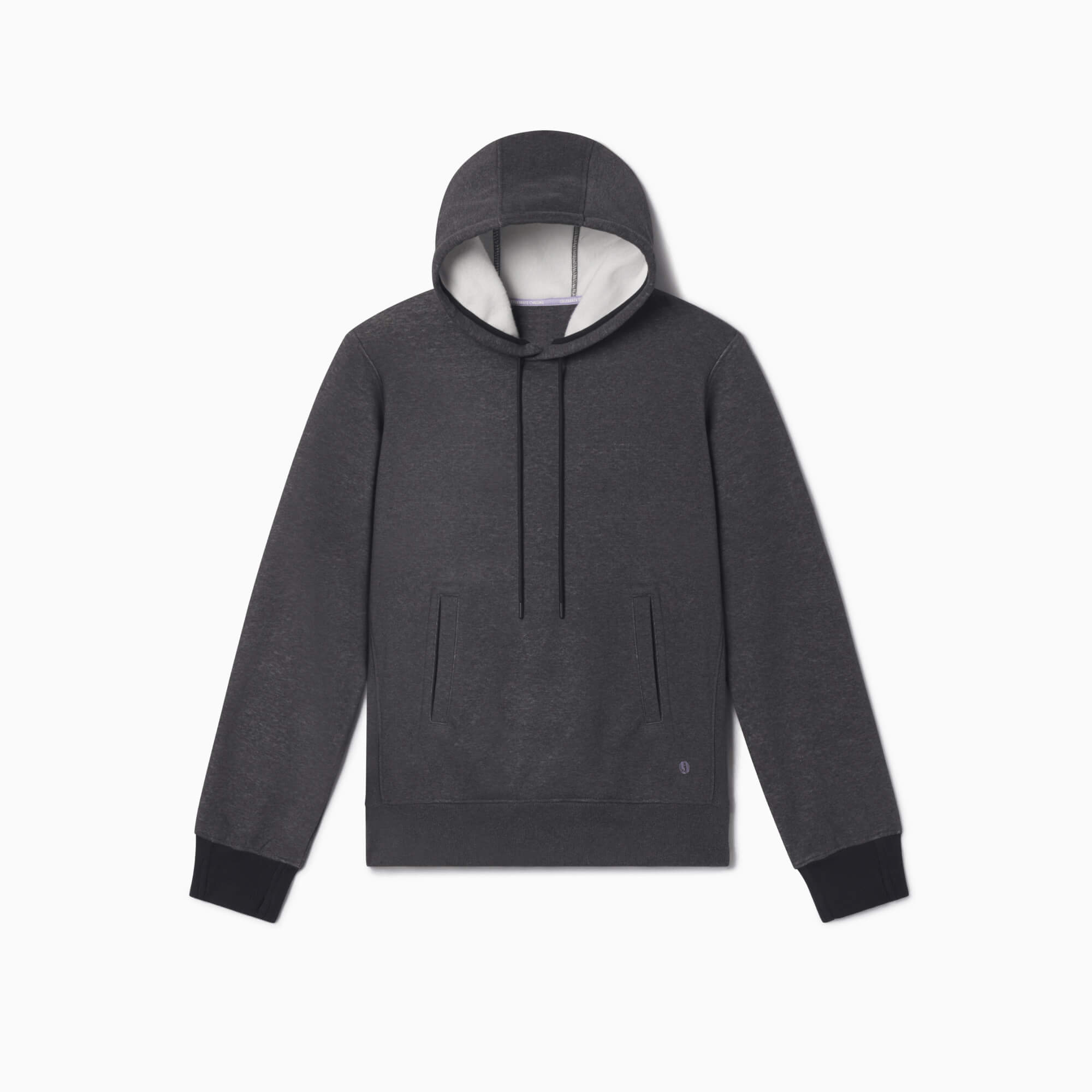 Heavyweight Recycled Fleece Hoodie | Charcoal