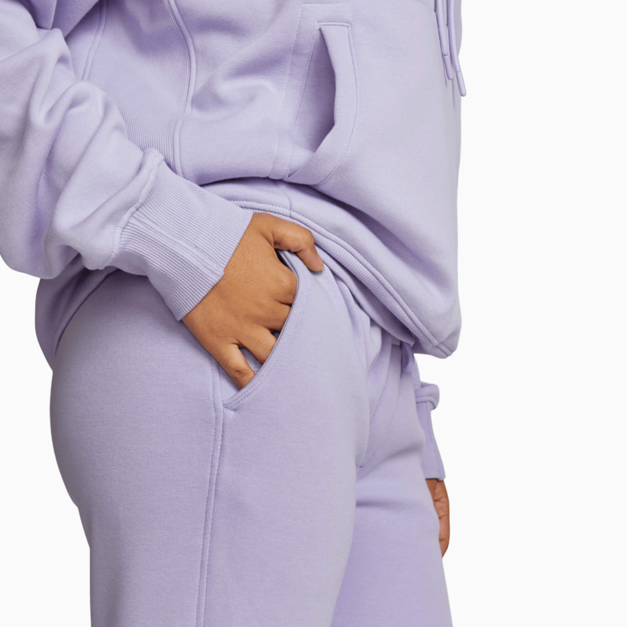 Heavyweight Recycled Fleece Joggers | Lavender