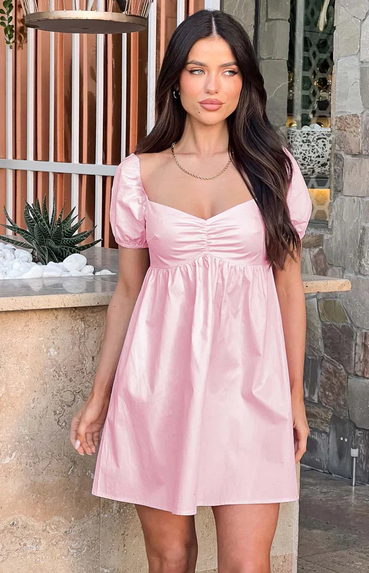 Clara Mini Dress | Pink