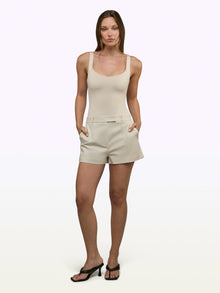 Womens | Essential Form-Fitting Bodysuit | Clay