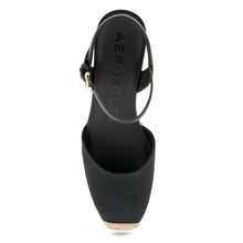 Real Dress Wedge | Black Canvas