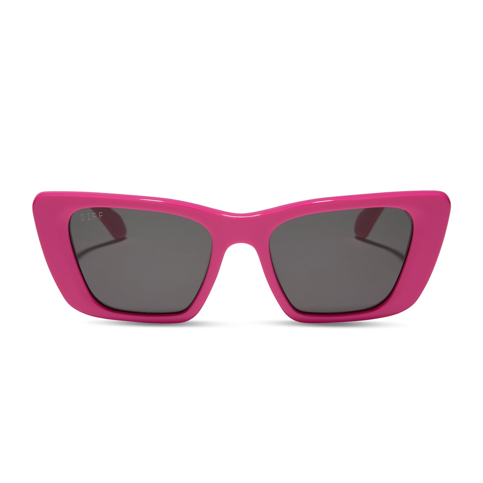 Womens | Aura Sunglasses | Bright Pink | Grey Polarized Lenses