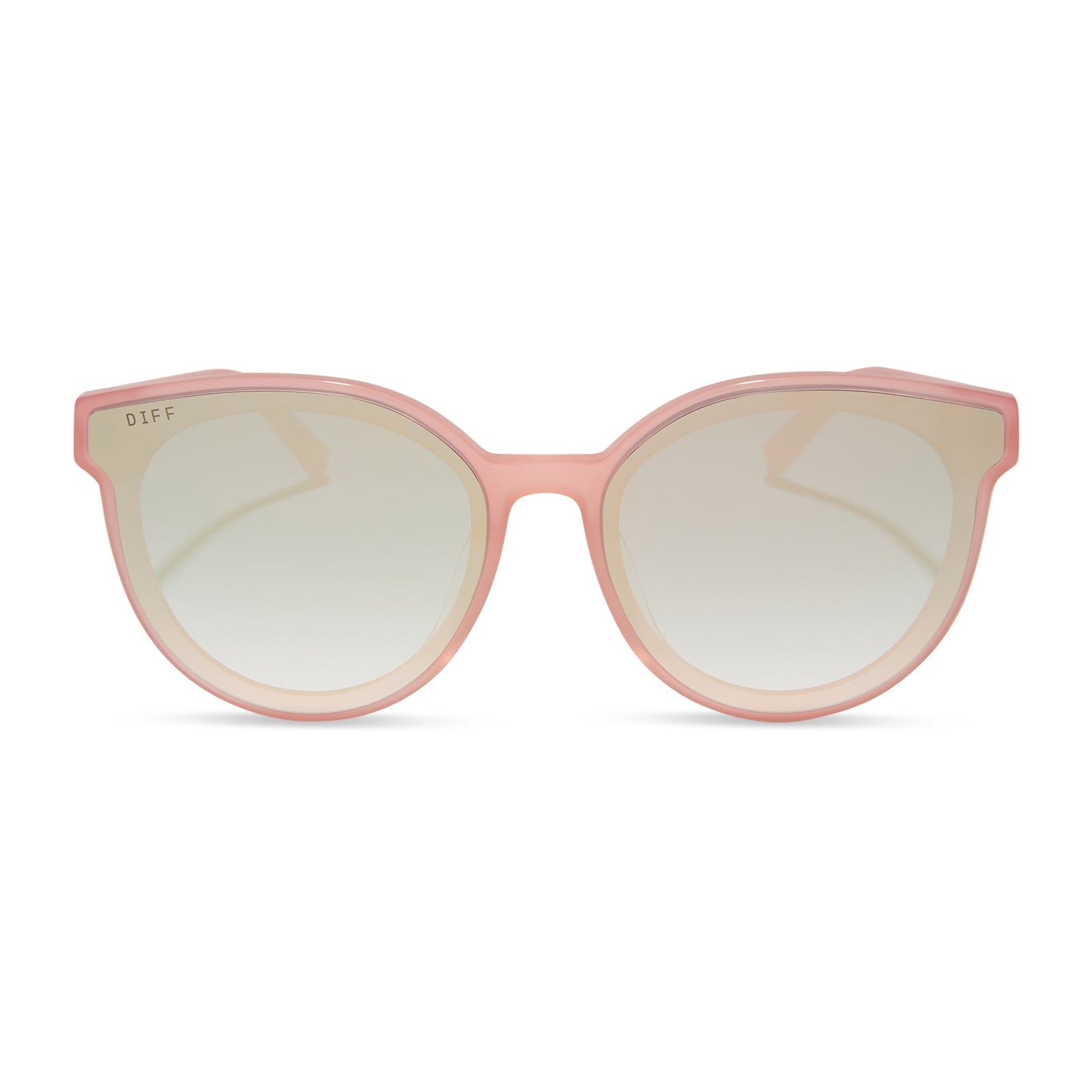 Womens | Gemma Sunglasses | Peach | Cool Matcha Gradient Lenses