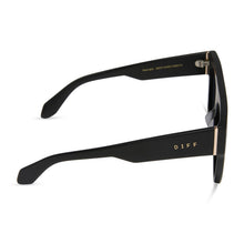 Womens | Georgie Sunglasses | Matte Black | Red Hot Summer Lenses