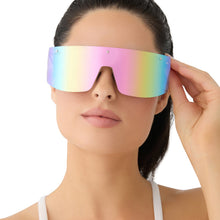 Unisex | Grandslam Sunglasses | Gold | Sherbet Rainbow Polarized Lenses