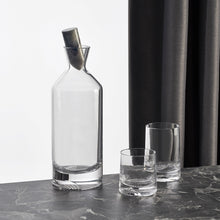 Alba Whisky Bottle - Tall | Clear Crystal/Marble