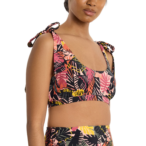 Swim Scoop Bikini Top | Palm Springs (Beige)